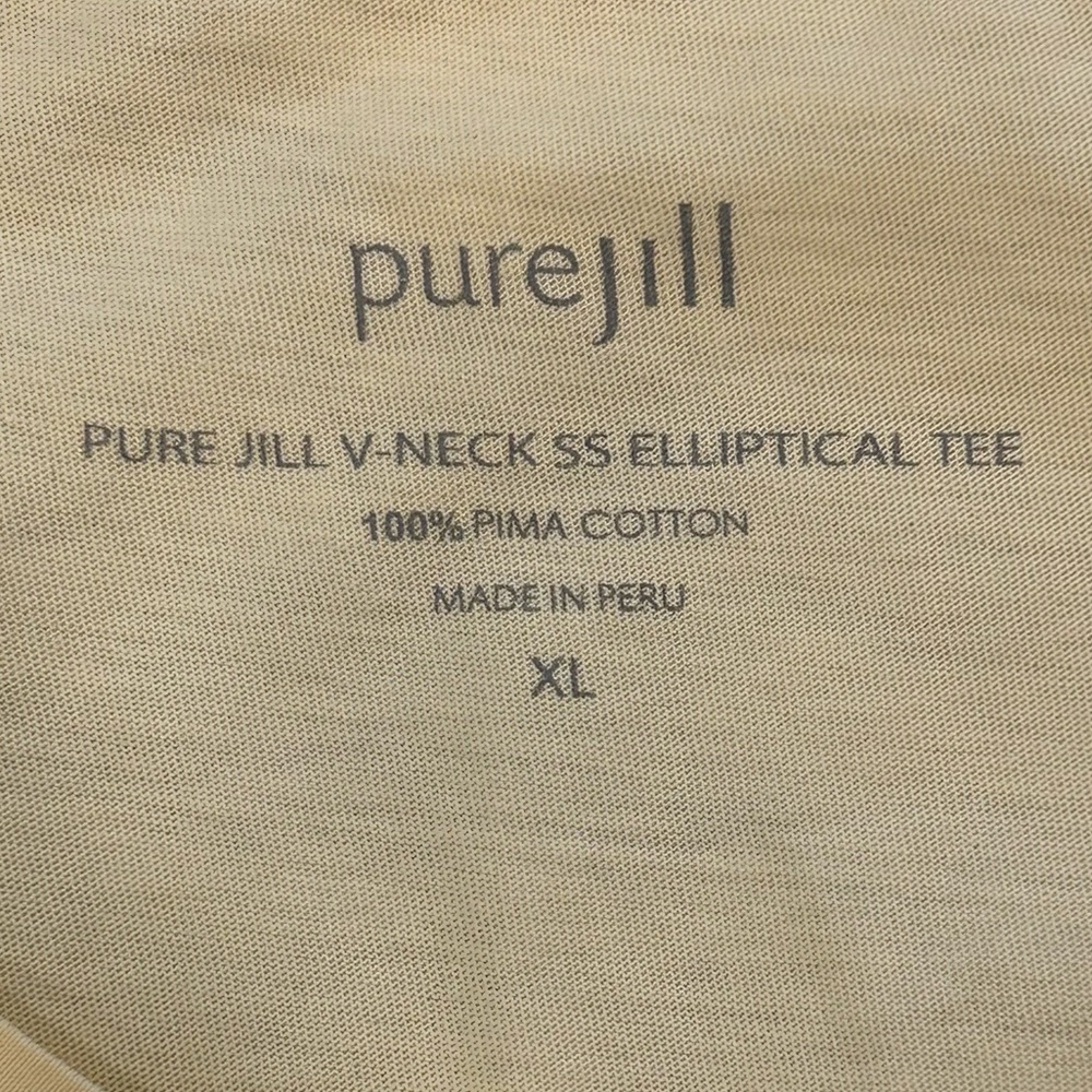 J. Jill Butter Yellow Tunic Tee - Picture 3 of 3